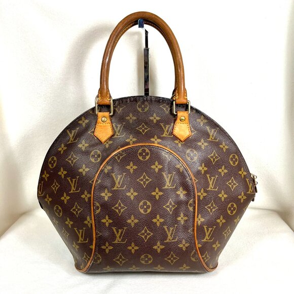 SOLD - Authentic Vintage Louis Vuitton Ellipse Shoulder Bag MM Medium Leather - Picture 2 of 15